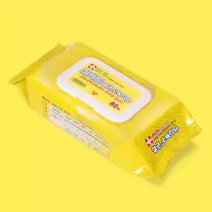 퍼펙트 살균 소독 티슈 1BOX(80매x20팩) 캡형 도톰한 엠보 주방용 학교 사무실 세정티슈 캠핑 청소 물티슈