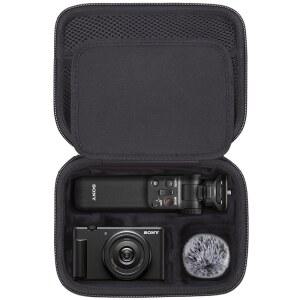 소니 ZV-1 / ZV-1F II 디지털 브이로그 카메라 브이로거 액세서리 키트용 FBLFOBELI EVA 하드 스토리지 케이스 충격 방지 보호 용기 가방