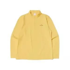 매장정품 아이더 EIDER STLAY (스트레이) 긴팔짚업 티셔츠_YELLOW MUSTARD DWP24203F3 690988