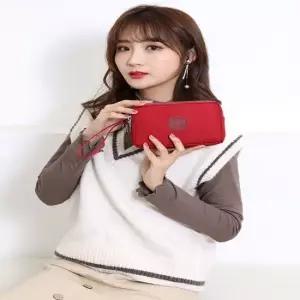 여자 페브릭 미니 사이즈 클러치 핸드폰 지갑 파우치 스트랩가방 미니가방 여행파우치