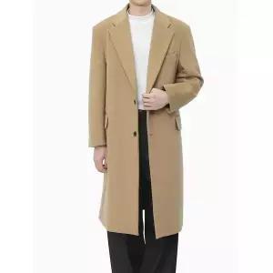 [빌리버스] 남성 싱글 코트 울 혼방 정장 롱코트 BAX175_P383622603