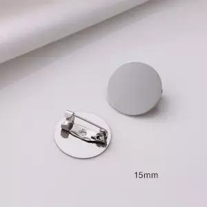 DIY 원형 브로치 만들기 재료 소형 15mm