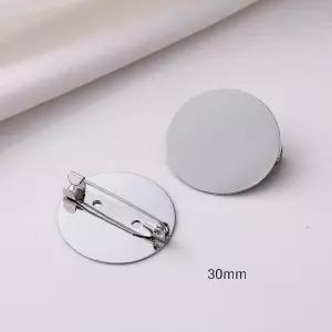 DIY 원형 브로치 만들기 재료 대형 30mm