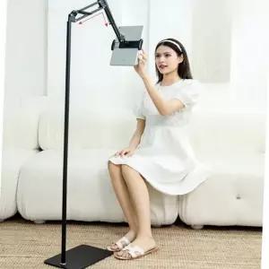 자바라 태블릿 거치대 아이패드 스탠드 핸드폰 침대 태블릿 거치대 바닥 스마트폰 테이블 침실 각도 자유