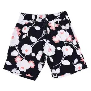 [osjarak]남자 네이비 빅 플라워 패턴 포인트 수영복 반바지_P345838665