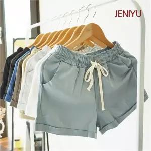 [제니유] 면 마 린넨 3부 밴딩 여성반바지 8color _P084659168