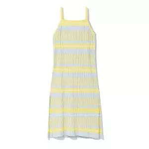 매장정품 코드그라피 CGP (우먼) 포인트 라벨 스트라이프 니트 나시 원피스_옐로우 CBDUWOP003YL 689314