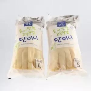 단미니고무장갑 손목고무장갑아이보리 10쌍