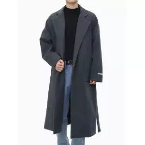 [스콰즈] 남성 데일리 롱코트 울 혼방 로브 코트 SYM008_P383603663