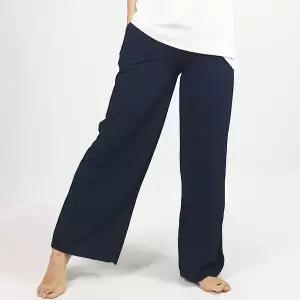 [제니유] 블랑슈 여름 쿨 냉장고 여성 주름 와이드 밴딩 통바지 _P084659461