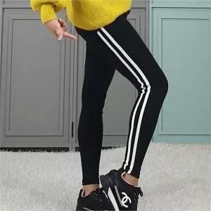 [제니유] 도톰 피치기모 두줄 여성레깅스 바지 트레이닝복 팬츠 _P086143612