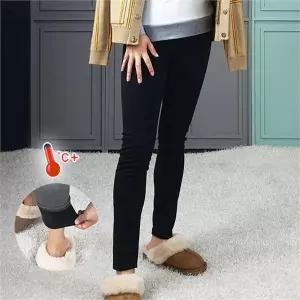 [제니유] 키엘르 밍크 융털 기모 여성 레깅스 팬츠 바지 _P086143605