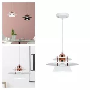 화이트 거실전등갓 예쁜거실조명 천장램프 카페천정등