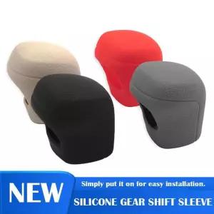 자동차 실리콘 자동 기어 시프트 노브 커버 미끄럼 방지 시프터 핏 핸들 토요타 CHR 캠리 코롤라용