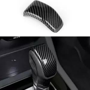 자동차 탄소 섬유 ABS 기어 변속 노브 패널 스티커 커버 인테리어 트림 스바루 포레스터 2025 2026