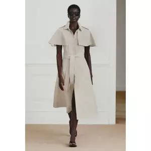 자라 ZARA ZW 컬렉션 케이프 셔츠 원피스 - 라이트 카멜1261931