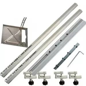 원형톱 가이드 직소 목공 레일 직선절단 공구 측정자