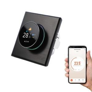 Qiumi 스마트 와이파이 컬러 노브 온도조절기 에어컨 컨트롤러, 알렉사 구글홈과 작동