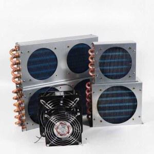 냉장고 소형 쉘 콘덴서 냉동 튜브 미니 판형열교환기 2x4x90 응축기 공냉식