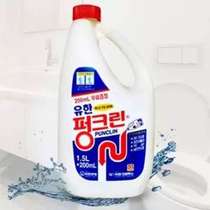 유한락스 2L 세면대 펑크린 유한양행 배수관 욕실청소