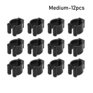 12Pcs 막대 클립 당구 큐 홀더 S/M/L 벽 낚시대 스누커 낚시 액세서리 스틱