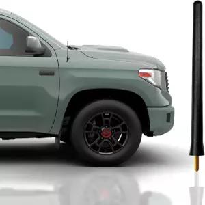 도요타 툰드라 2007-2026 자동차 트럭 및 SUV용 검은색 안테나 교체용 마스트 - AM FM 라디오 호환 남녀용