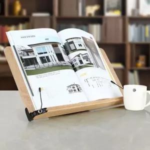 휴용 형 필기 투명 테이블 책거치 접이식 원목 어린이 미니 독서대 [m13AE7B]