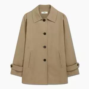 [롯데백화점]리스트 코튼 블렌드 루즈핏 하프 맥코트 TWWBYQ50020