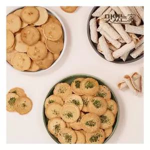 김규흔 한과 옛날과자 센베이 꼬마전병 3종 세트(땅콩생강파래)