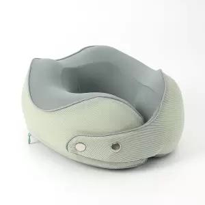 휴대용 편안한 여행용 사무용 사무실 비행기 목베개 메모리폼 그린 [mEB1C83]