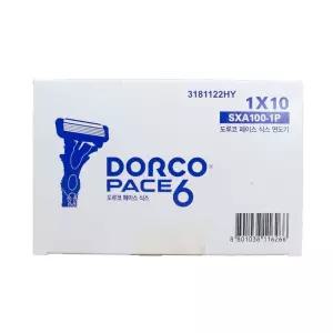 페이스 털 일회용 식스 수염 면도기 도루코 대용량 6중날 10개 [mBA3B59]