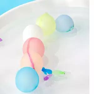 여름 워터팡 목욕놀이 물풍선 물폭탄 실리콘 6색세트 재사용 물놀이
