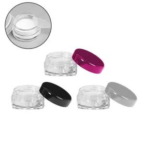 투명 통 크림 유리 용기 소분 공병 GD-10425 100p [m91AB98]