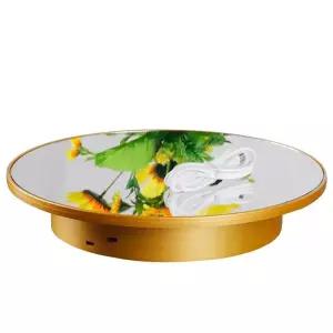 자동회전 턴테이블 360도 소형 회전 15KG 회전판 촬영