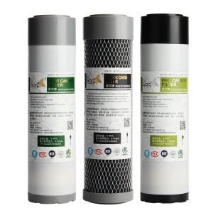공용 10 인치 CTO 블록 탄소 T33 UDF 워터 활성탄 카트리지 정수기