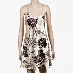 홈 캡내장 잠옷 웨어 원피스 여자 여성 실크 슬립 속옷 ar  [mWBE4301]