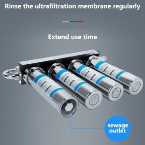 가정용 주방 초미세 여과 정수기, 수도꼭지형 스테인리스 스틸 직수 시스템