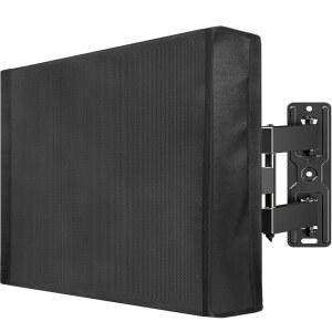 60-65인치 TV용 하단 커버가 있는 드림 실외 TV 커버 외부 LED LCD OLED 평면 리모컨 포켓이 방수 방진 화면 보호기 장착