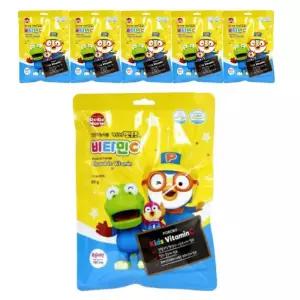 [태양생활건강] 뽀롱뽀롱 뽀로로 비타민C 50정 복숭아맛x6개