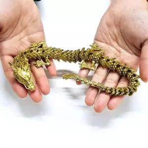 관절 황금 용 조각상 개업선물 액막이 장식품