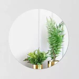 [RIZPICK]안전한 원형 아크릴 벽거울 1P 부착식 인테리어 소품 시트지거울