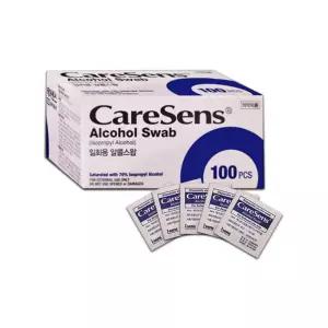 D 일회용 소독용 알콜솜 100매 에탄올 채혈 사혈 Sdz9+3fyB