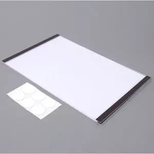 [RIZPICK]벽걸이액자 부착식 아크릴 자석프레임 A4 행사게시판