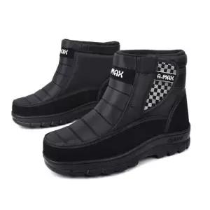 남성 방한부츠 방수 패딩부츠 키높이 겨울 털신발 남성방한화 남자방한화 패딩슬립온