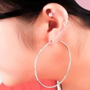 써지컬 원터치 귀걸이 빅사이즈 링 피어싱 이어링 링귀걸이 귀걸이쇼핑몰 써지컬링귀걸이