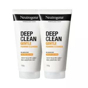 뉴트로지나 딥클린 젠틀 포밍 클렌저 150g 2개