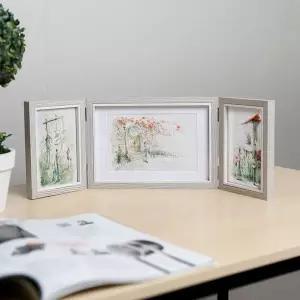 [RIZPICK]로망스 접이식 사진액자 3단 탁상액자