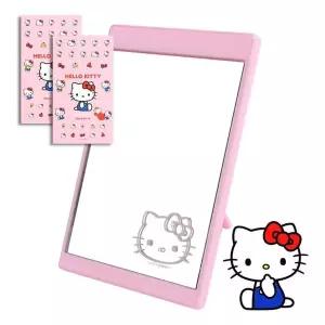 국산 산리오 헬로키티 탁상거울 각도조절 사각 스탠드 거울