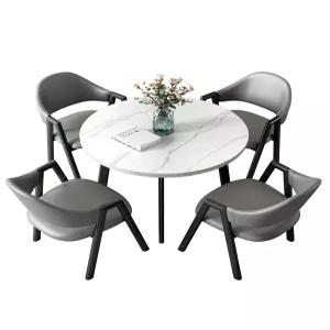 사무실 원탁테이블 응접 원형 회의실 세트 리셉션 블 책상 회의용 회의 탁자 시트 탕비실