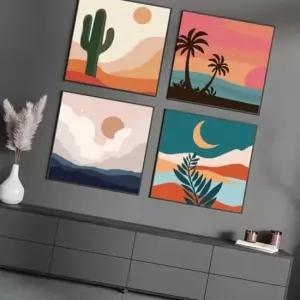 그림 유화 색칠하기 캔버스 미술교재 풍경 인테리어